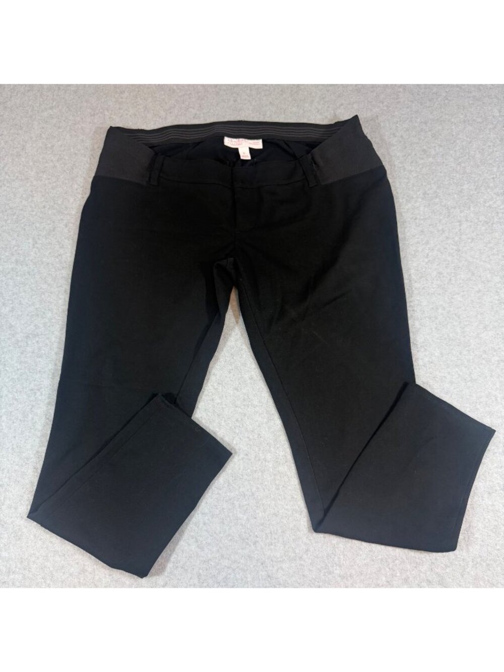 Isabel Maternity Women's Size 6 Black Skinny Pants Pull-On Stretch Comfort Panel